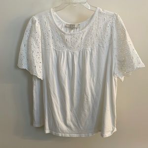 LOFT Eyelid Blouse